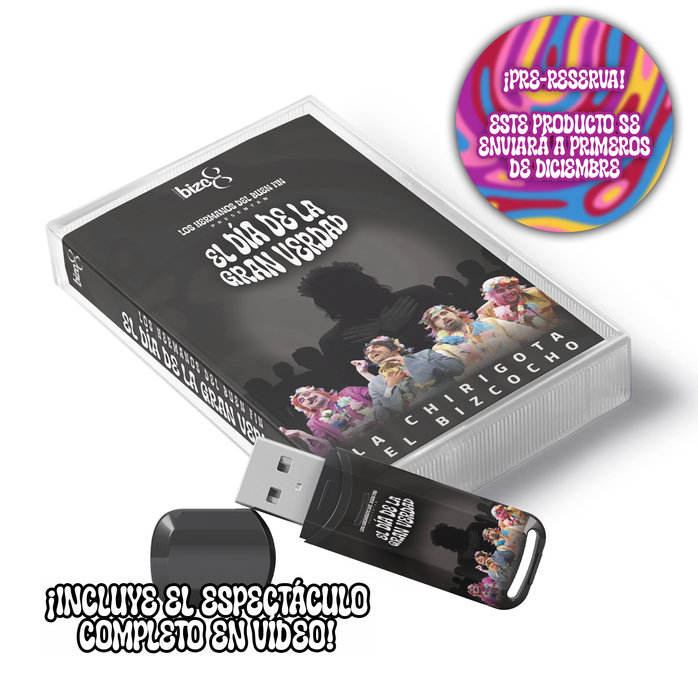 Pendrive USB "Los Hermanos del Buen Fin: El Día de la Gran Verdad"